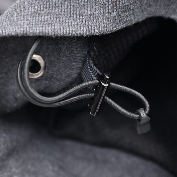 Reworked Carhartt RD Zip-Up Tactical Boxy Hoodie Grey Teal Blue