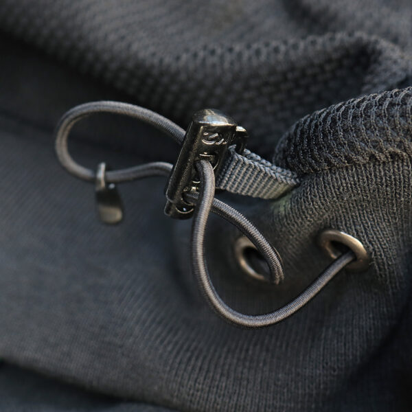 Reworked Carhartt RD Zip-up Tactical Boxy Hoodie Black Teal