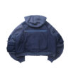 Reworked Carhartt RD Zip-up Tactical Boxy Hoodie Navy