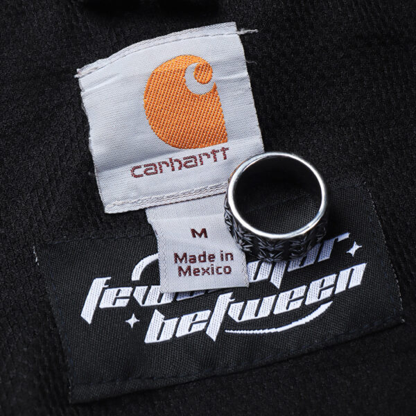 Reworked Carhartt RD Zip-up Tactical Boxy Hoodie Navy