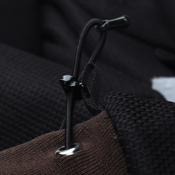 Reworked Carhartt RD Zip-up Tactical Boxy Hoodie Brown