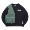 Reworked Avirex Tactical Crewneck Black/Army
