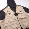 Reworked Carhartt RD Tactical Crop Zip Hoodie Black Tan