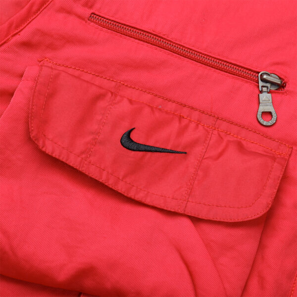 Reworked Nike Tactical Zip-up Tracktop Red Grey