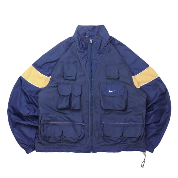 Reworked Nike Tactical Zip-up Tracktop Navy