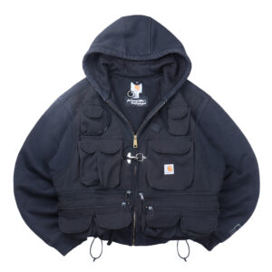 Carhartt RD Tactical Crop Zip-up Hoodie Fireman Clasp Buckle