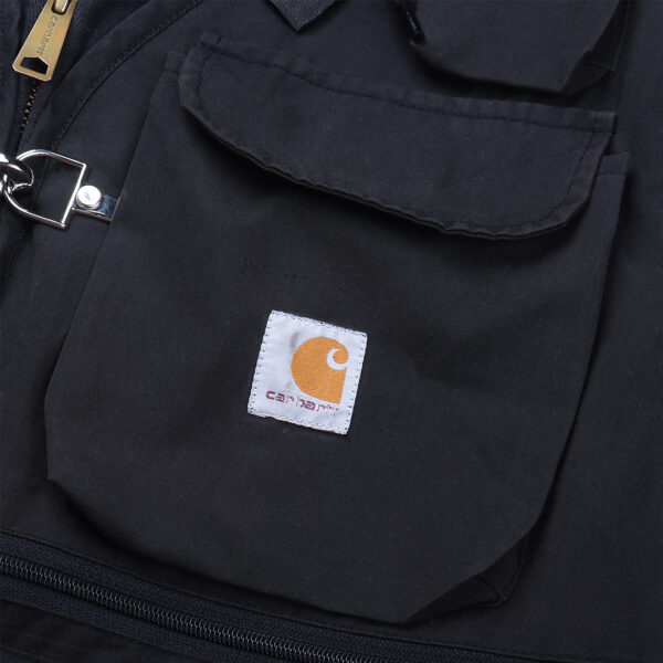 Carhartt RD Tactical Crop Zip-up Hoodie Fireman Clasp Buckle