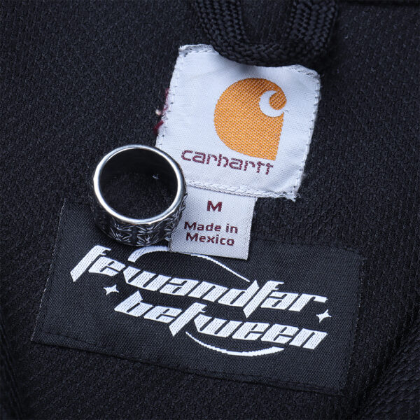 Carhartt RD Tactical Crop Zip-up Hoodie Fireman Clasp Buckle