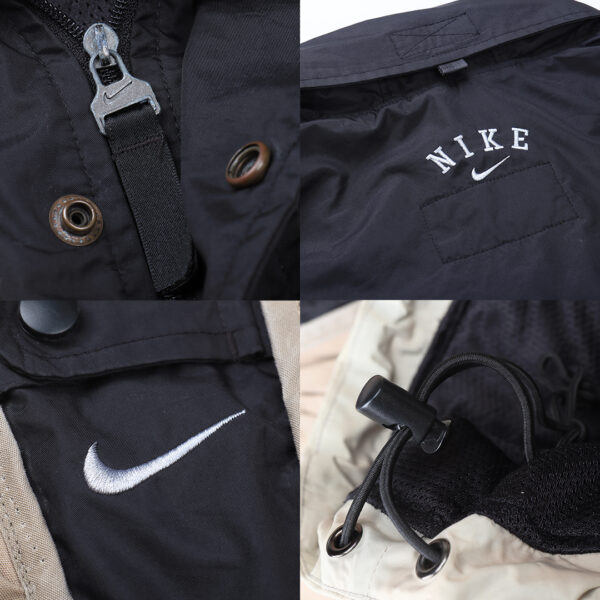 Reworked Nike Tactical Halfzip Jacket Crop Black/Tan