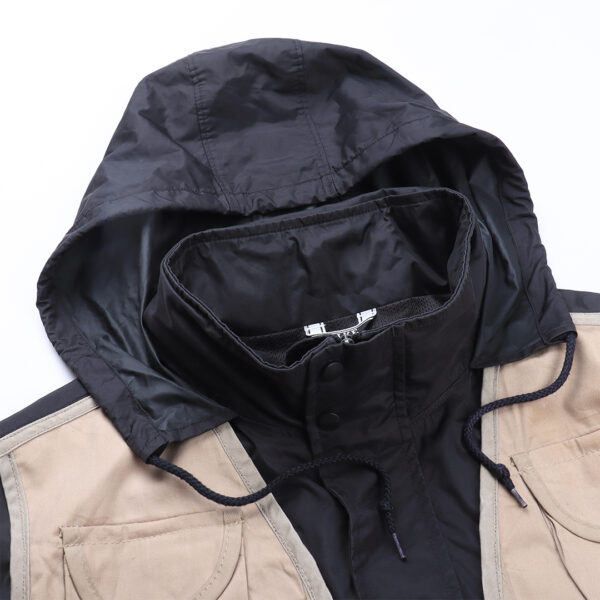 Reworked Nike Tactical Halfzip Jacket Crop Black/Tan