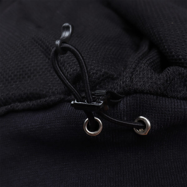 Reworked Carhartt RD Tactical Crop Zip Hoodie Black Red